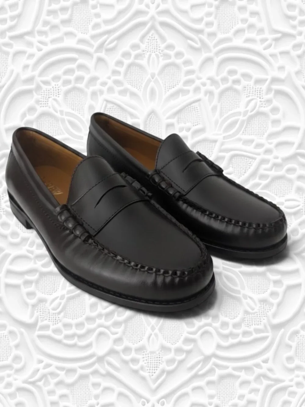 J. Crew Camden Brown Leather Penny Loafers Men's Size 9 New